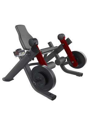 Muscle D Fitness - Elite Leverage Leg Extension - Commercial Grade - Seated - Plate Loaded - Quads Workout