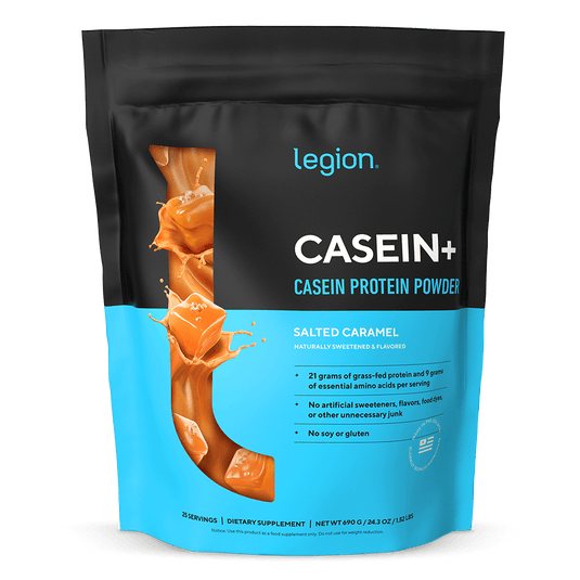 Legion Athletics - Casein+ Grass-Fed Casein Protein Powder - Salted Caramel