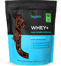 Load image into Gallery viewer, Legion Athletics Whey+ Grass-Fed Whey Protein Isolate - 22g Truly Grass Fed protein per serving from rBST-free Irish dairy farms, naturally sweetened
