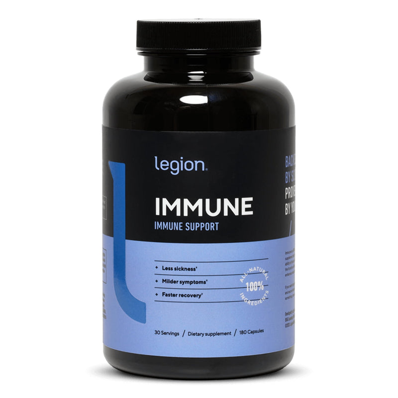 Load image into Gallery viewer, Legion Athletics Immune Booster All-Natural Immunity Support with Vitamin C 30 Servings - Product bottle
