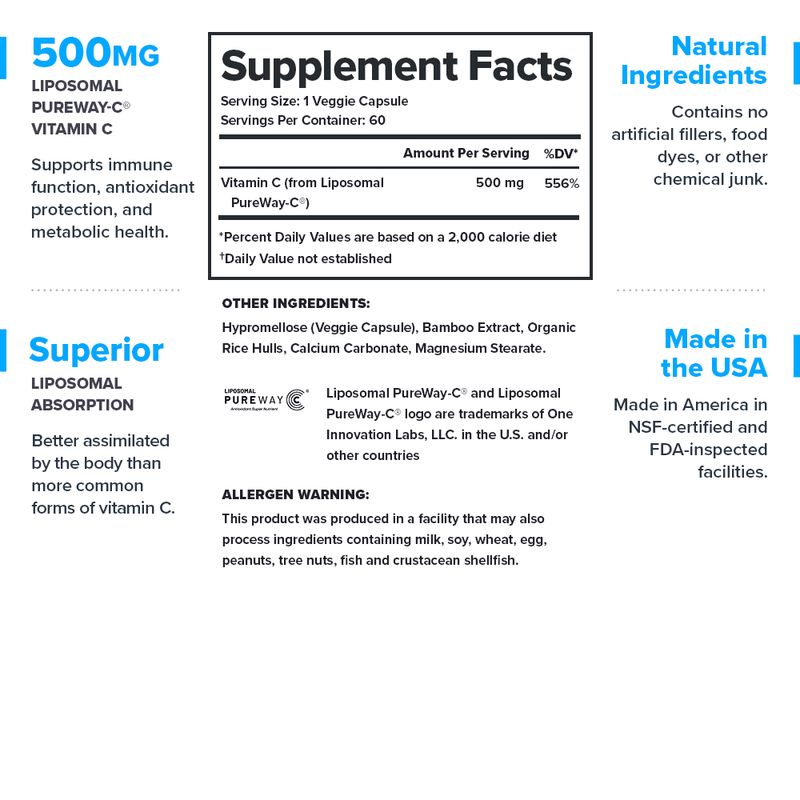 Load image into Gallery viewer, Legion Athletics - Liposomal Vitamin C Capsules

