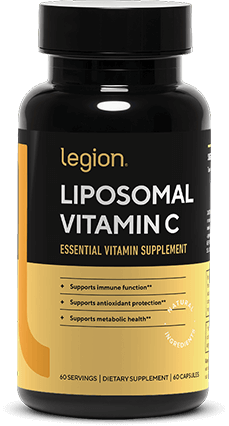 Legion Athletics Liposomal Vitamin C - 500mg PureWay-C per serving for immune and antioxidant support