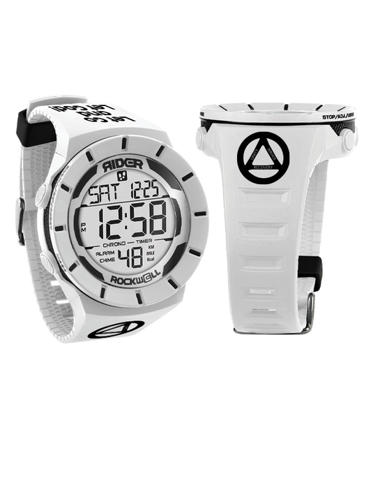 Rockwell Time - Coliseum Fit™ (White/Black) Watch - Recovery