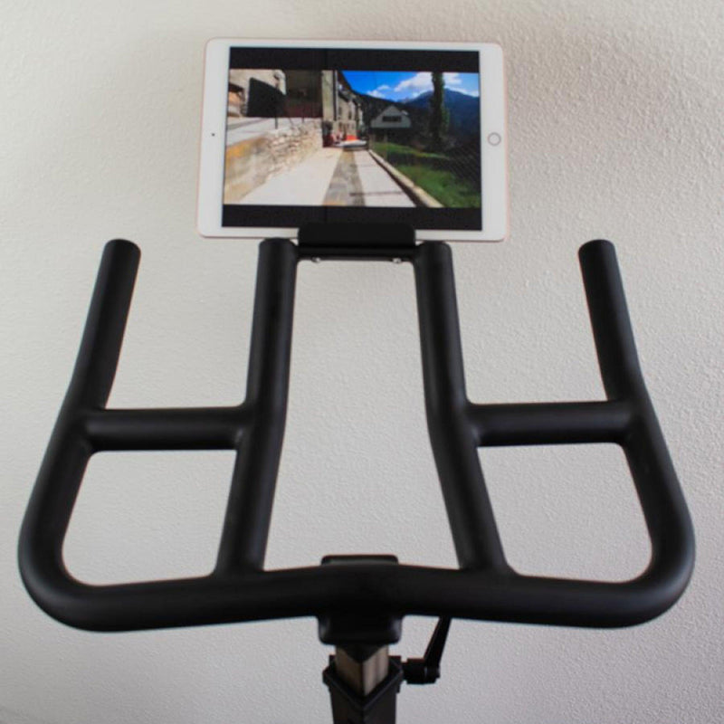 Load image into Gallery viewer, Muscle D Fitness - Stationary Exercise Bike - Commercial Grade Stationary Bike with Device Holder
