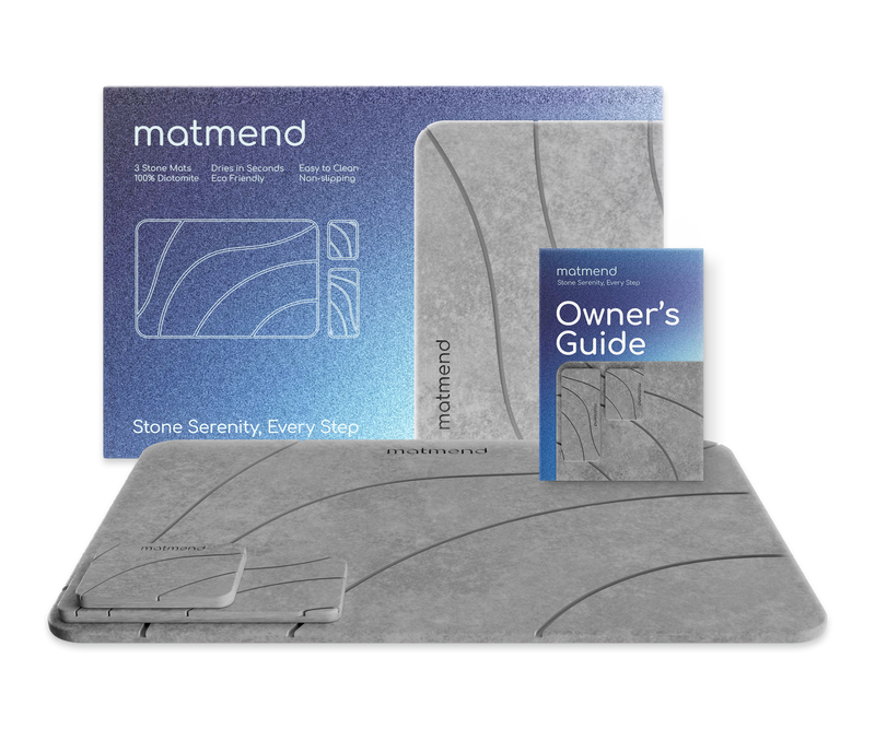 Load image into Gallery viewer, Reathlete - MATMEND Stone Bath Mat Set
