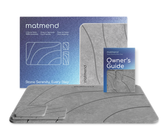 Reathlete - MATMEND Stone Bath Mat Set