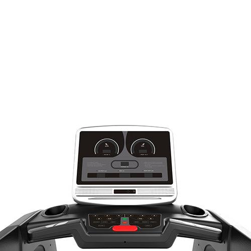 Muscle D Fitness - LED Screen Commercial Treadmill - Built in Fan - Adjustable Speed and Incline - Cup Holders