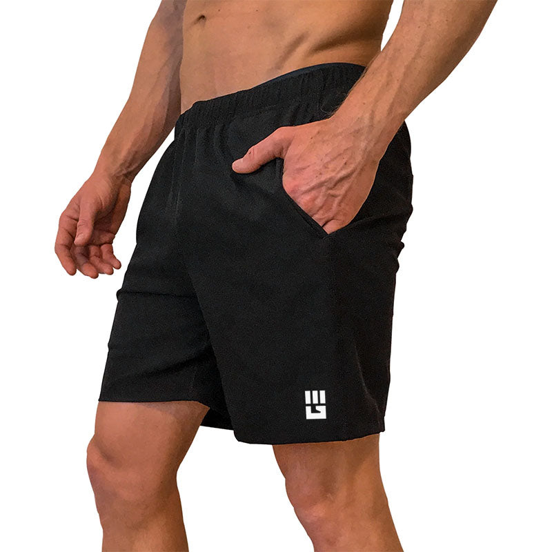 Load image into Gallery viewer, Men&#39;s Freestyle Running Shorts (Black)
