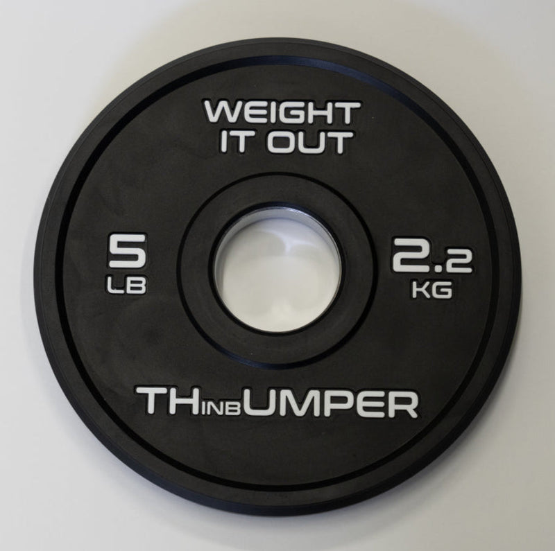 Load image into Gallery viewer, Weight It Out - 'Thumper' Thin Bumper Weight Plate Sets
