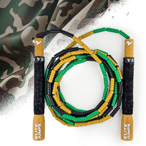 Elite Jumps - Camo Freestyle Soft Beaded Jump Rope