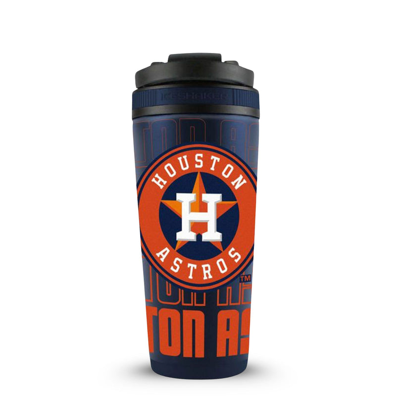 Load image into Gallery viewer, Ice Shaker - Officially Licensed Houston Astros 26oz Ice Shaker
