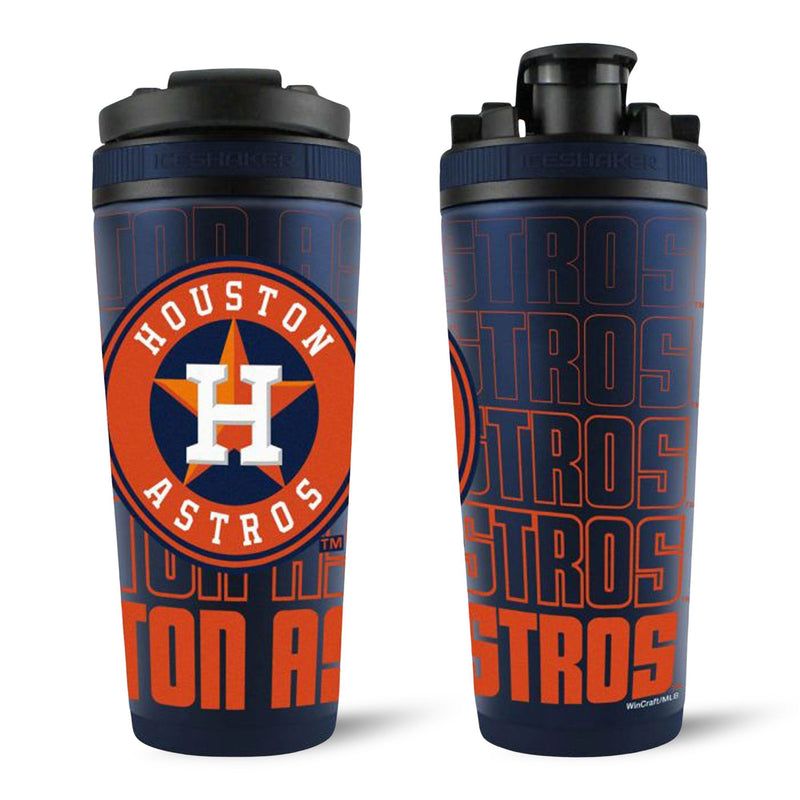 Load image into Gallery viewer, Ice Shaker - Officially Licensed Houston Astros 26oz Ice Shaker
