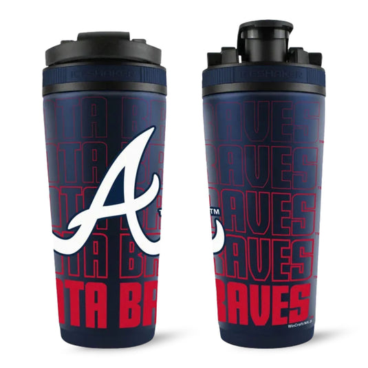 Ice Shaker - Officially Licensed Atlanta Braves 26oz Ice Shaker