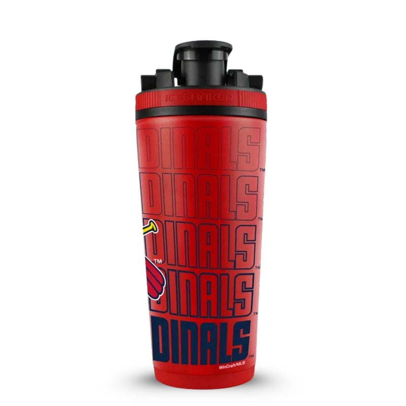 Load image into Gallery viewer, Ice Shaker - Officially Licensed St. Louis Cardinals 26oz Ice Shaker
