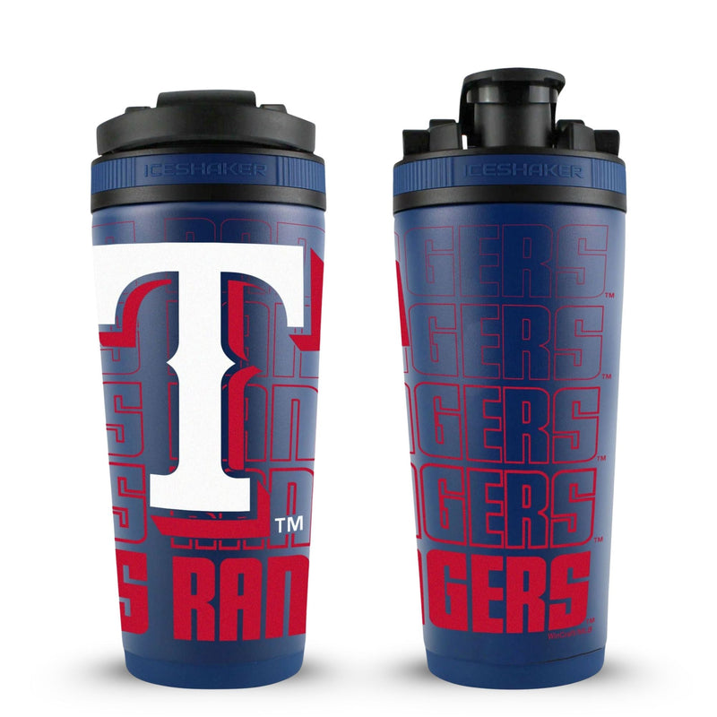 Load image into Gallery viewer, Ice Shaker - Officially Licensed Texas Rangers 26oz Ice Shaker

