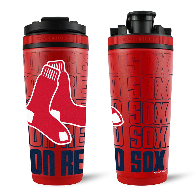 Load image into Gallery viewer, Ice Shaker - Officially Licensed Boston Red Sox 26oz Ice Shaker
