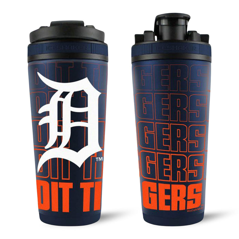 Load image into Gallery viewer, Ice Shaker - Officially Licensed Detroit Tigers 26oz Ice Shaker
