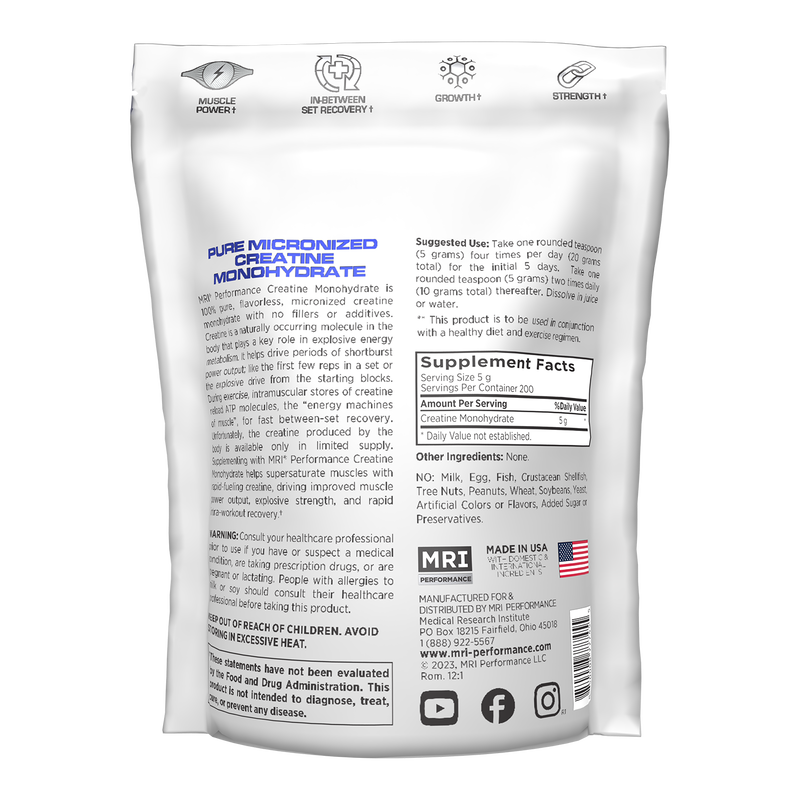 Load image into Gallery viewer, MRI Performance - Micronized Creatine Monohydrate
