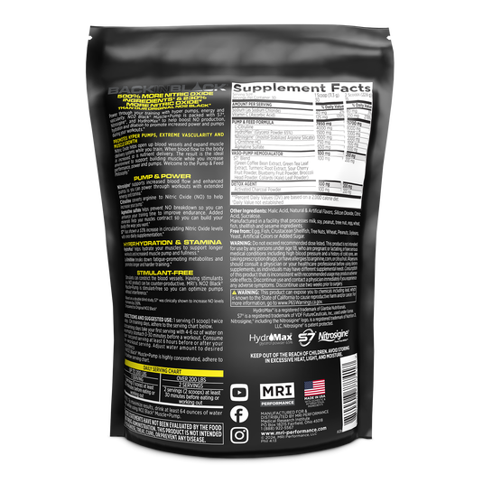 MRI Performance - NO2 Black Muscle + Pump Nitric Oxide (30 servings)