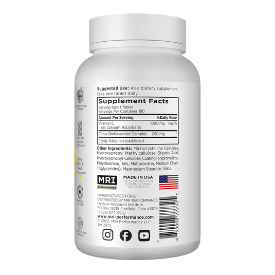 MRI Performance - Vitamin C (180 Count)