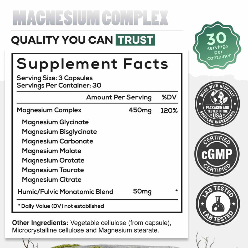 Load image into Gallery viewer, Wild Foods - 7-in-1 Magnesium Complex - Vitamins &amp; Supplements

