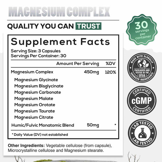 Wild Foods - 7-in-1 Magnesium Complex - Vitamins & Supplements