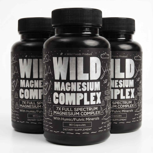 Wild Foods - 7-in-1 Magnesium Complex - 3x - 270 caps (3 Months Supply)