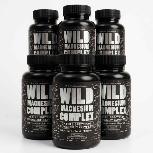 Wild Foods - 7-in-1 Magnesium Complex - 6x - 540 caps (6 Months Supply)