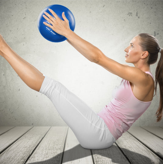 ProBody Pilates - 9 Inch Small Exercise Ball for Stability, Barre, Pilates, Yoga, and Balance