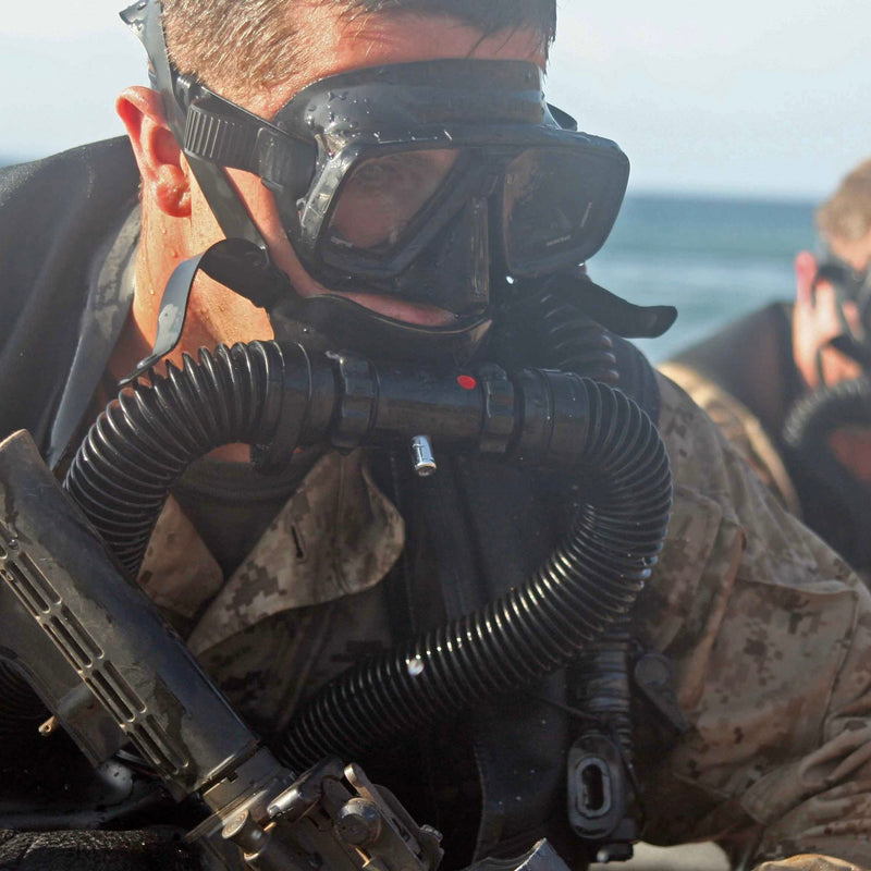 Load image into Gallery viewer, Ataclete - Ataclete Low-Volume BUDS Twin Lens Dive Mask &amp; Snorkel Combo
