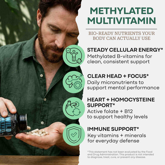 Wild Foods - Methylated Whole Food Multivitamin - Vitamins & Supplements