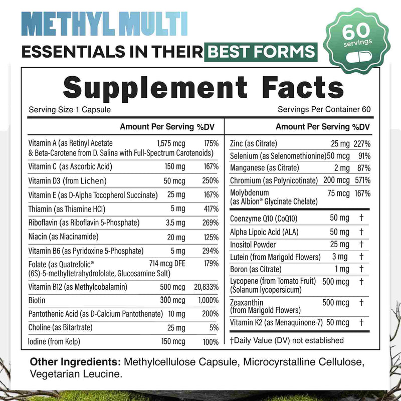 Load image into Gallery viewer, Wild Foods - Methylated Whole Food Multivitamin - Vitamins &amp; Supplements
