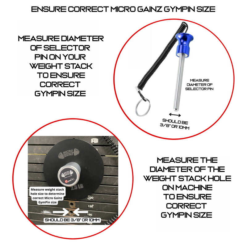 Load image into Gallery viewer, Micro Gainz - GymPin (3&quot; Length)
