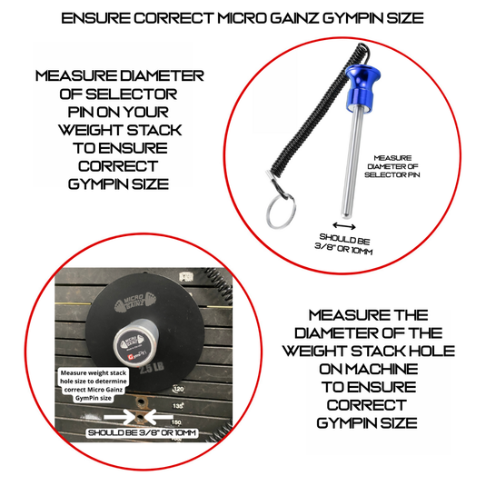 Micro Gainz - GymPin (3" Length)