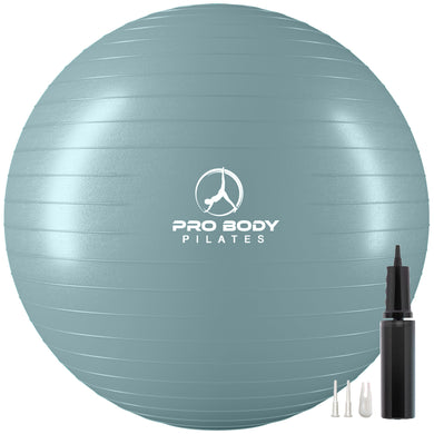 ProBody Pilates - Yoga Ball for Pregnancy, Fitness, Balance, Workout at Home, Office and Physical Therapy (Mist)