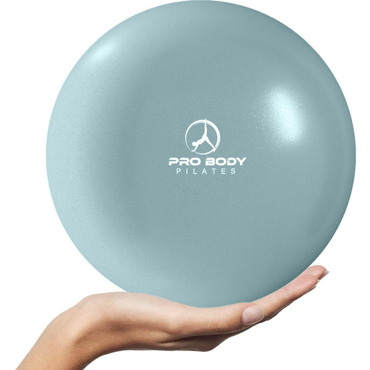 ProBody Pilates - 9 Inch Small Exercise Ball for Stability, Barre, Pilates, Yoga, and Balance (Electric Blues)