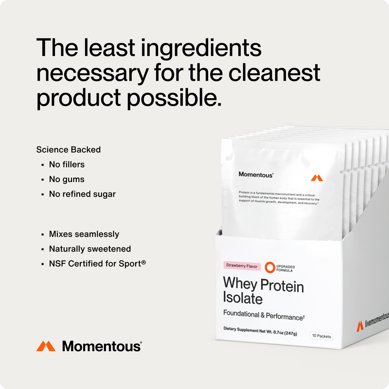 Load image into Gallery viewer, Momentous - Whey Protein Isolate 10-Travel Packs - Protein Supplements
