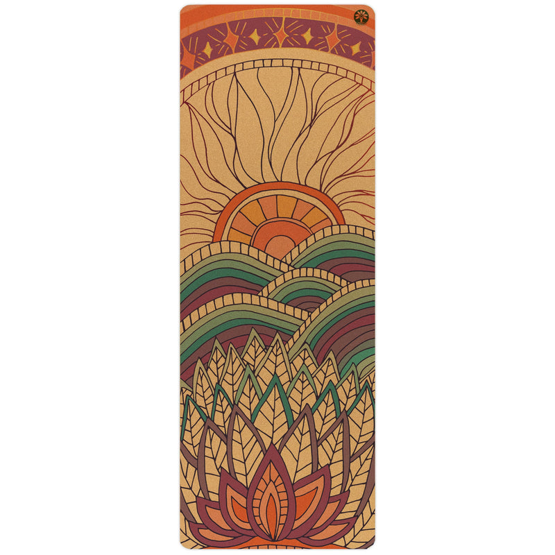 Load image into Gallery viewer, Yoloha Yoga - Mountain Magic Unity Air Cork Yoga Mat
