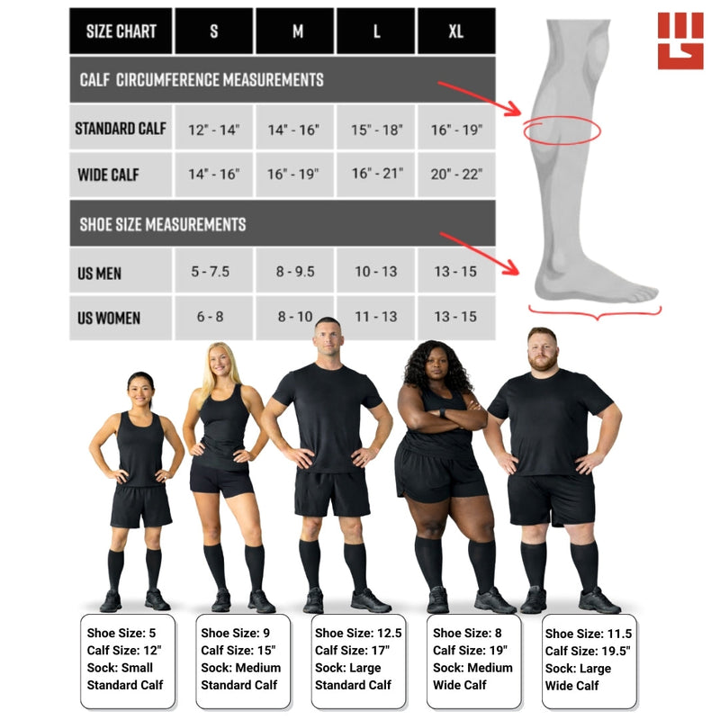 Load image into Gallery viewer, MudGear - Tall Compression Socks (Black/Gray)
