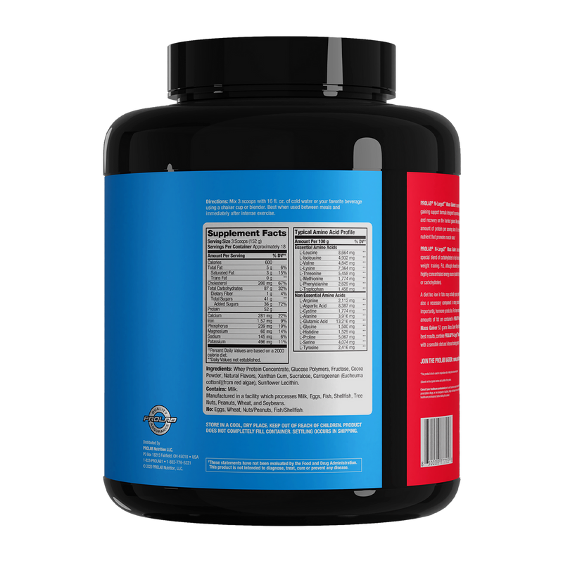 Load image into Gallery viewer, Prolab Nutrition - N-Large2™ Mass Gainer 6LB
