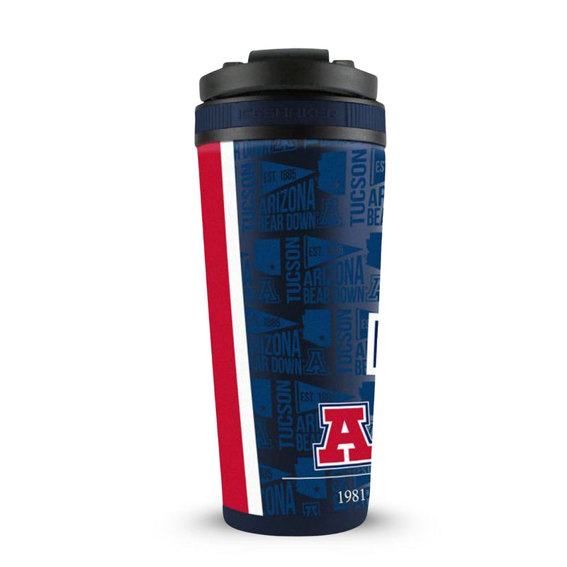 Load image into Gallery viewer, Ice Shaker - Officially Licensed University of Arizona 26oz Ice Shaker
