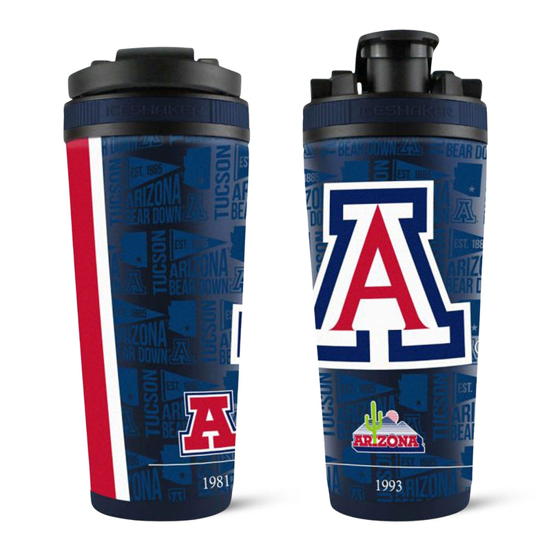 Load image into Gallery viewer, Ice Shaker - Officially Licensed University of Arizona 26oz Ice Shaker

