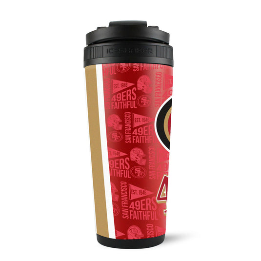 Ice Shaker - Officially Licensed San Francisco 49ers 26oz Ice Shaker