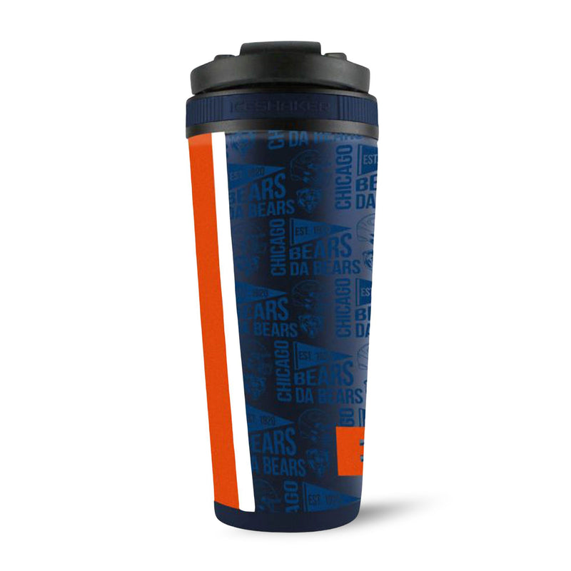 Load image into Gallery viewer, Ice Shaker - Officially Licensed Chicago Bears 26oz Ice Shaker
