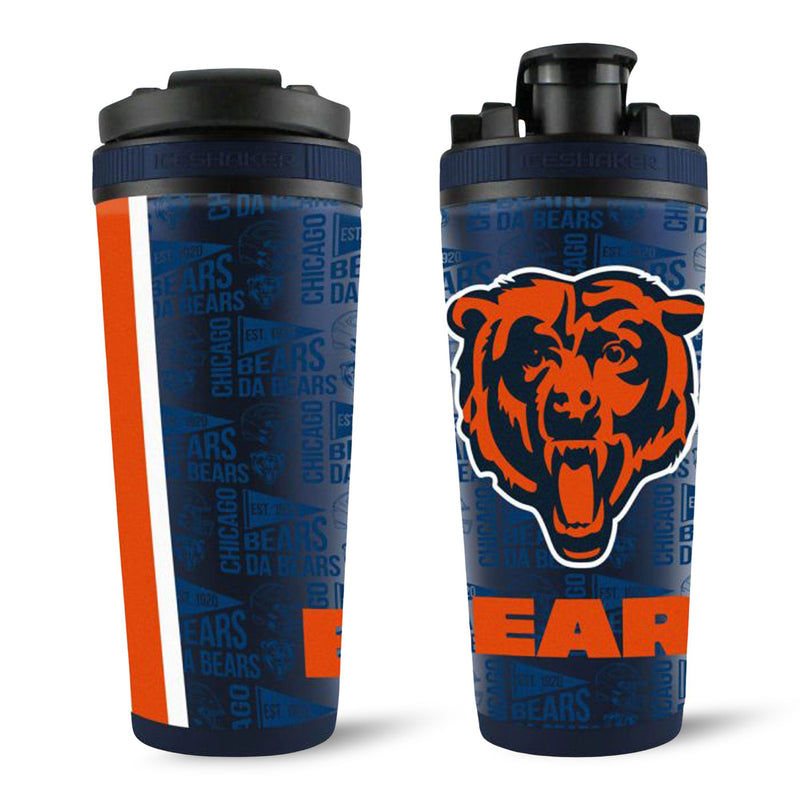 Load image into Gallery viewer, Ice Shaker - Officially Licensed Chicago Bears 26oz Ice Shaker
