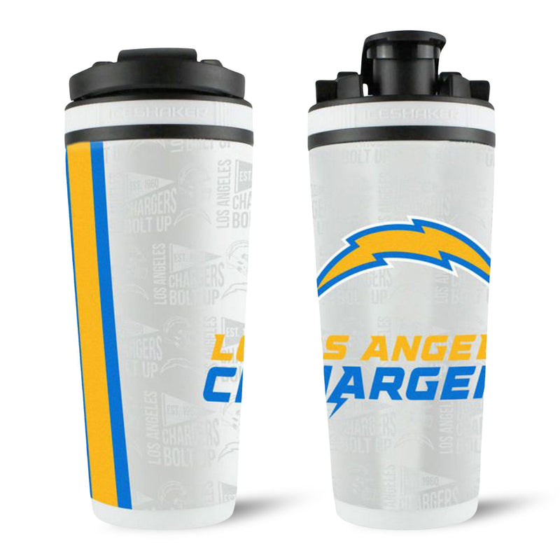 Load image into Gallery viewer, Ice Shaker - Officially Licensed Los Angeles Chargers 26oz Ice Shaker

