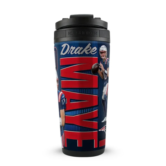 Ice Shaker - Drake Maye New England Patriots 4D 26oz Ice Shaker