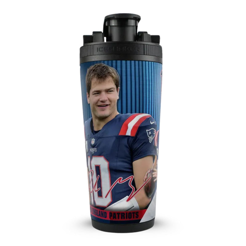 Load image into Gallery viewer, Ice Shaker - Drake Maye New England Patriots 4D 26oz Ice Shaker
