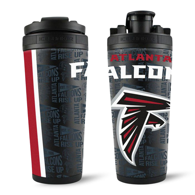 Load image into Gallery viewer, Ice Shaker - Officially Licensed Atlanta Falcons 26oz Ice Shaker
