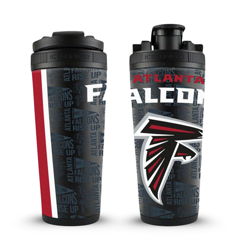 Load image into Gallery viewer, Ice Shaker - Officially Licensed Atlanta Falcons 26oz Ice Shaker
